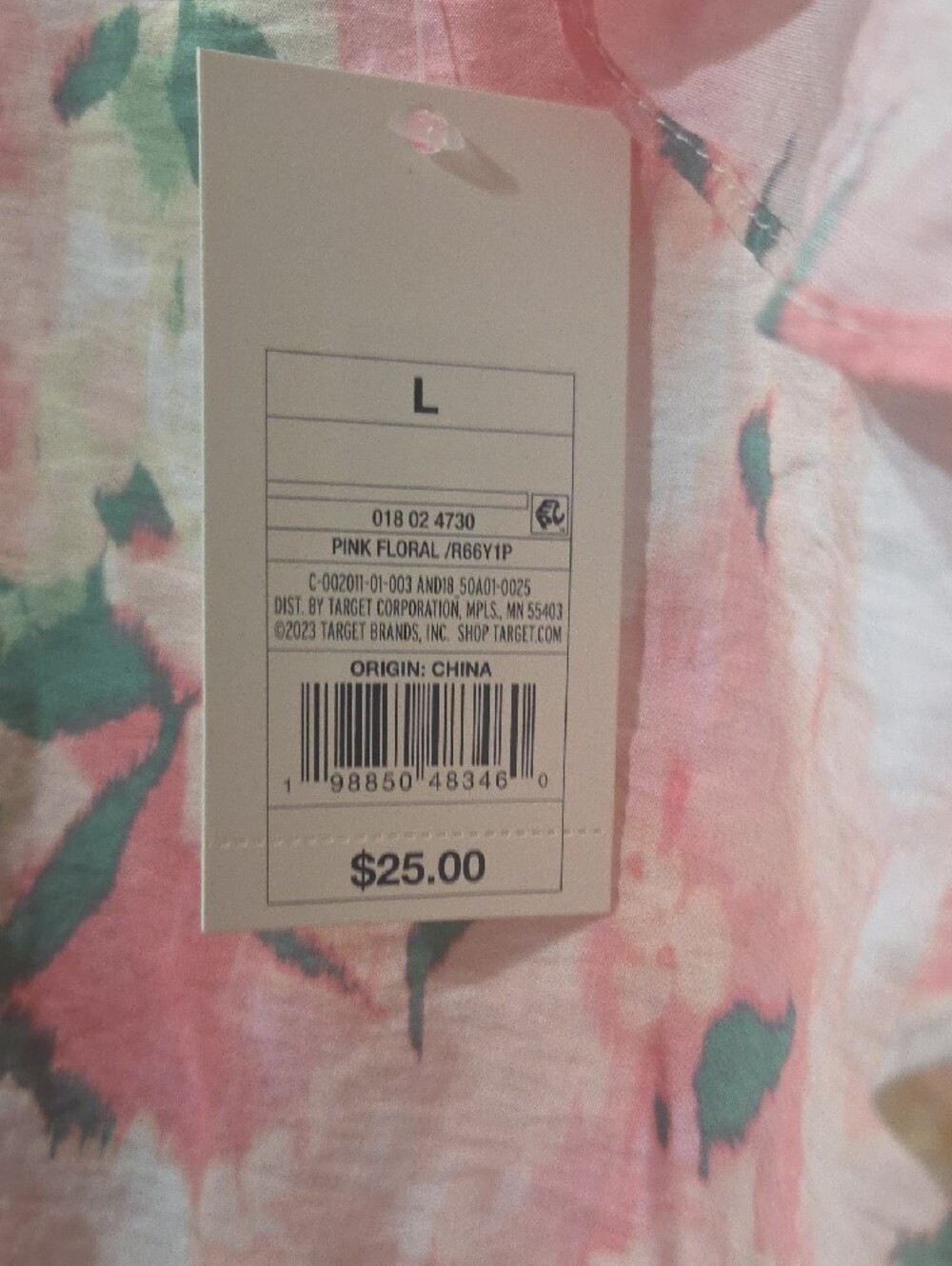 a new day Pink Floral Ruffle Shell Top - Picture 4 of 8
